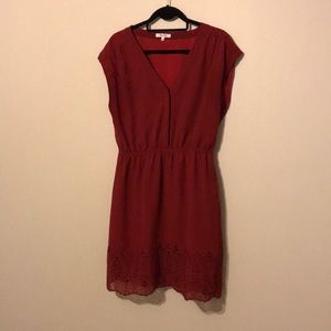 Madewell red dress